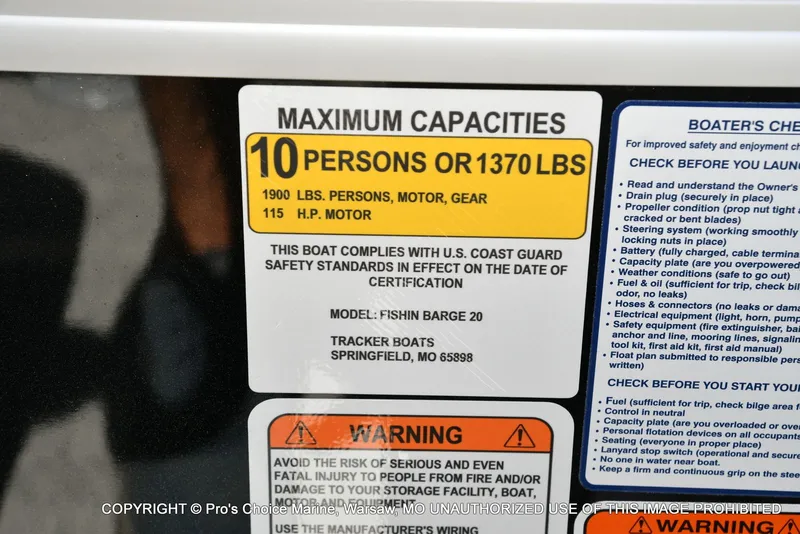 Slide: The Image of Sun Tracker Fishin' Barge 20 DLX 2026 - 45