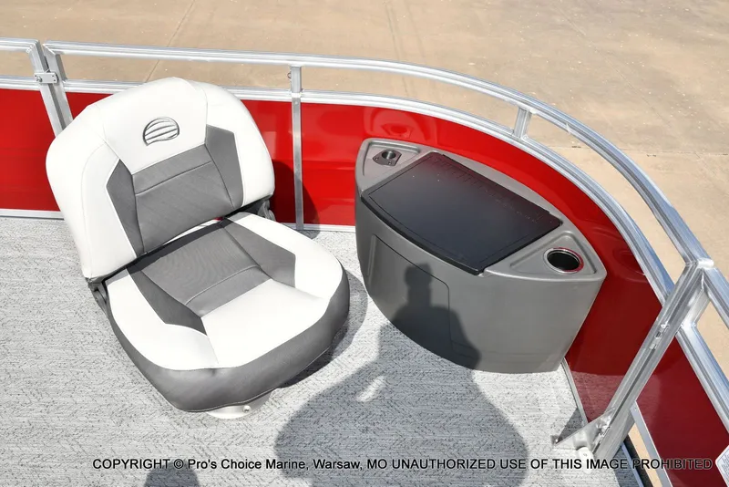 Slide: The Image of Sun Tracker FISHIN' BARGE 22 DLX w/150HP Mercury 4 Stroke 2026 - 7