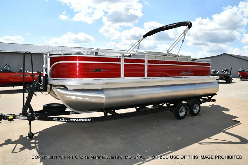 Slide: The Image of Sun Tracker Fishin' Barge 22 XP3 Tri-Toon w/200HP 2026 - 21