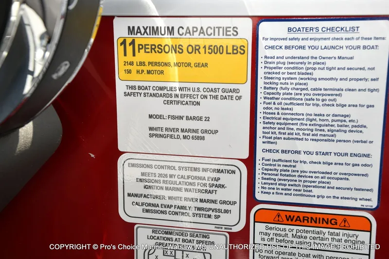 Slide: The Image of Sun Tracker Fishin' Barge 22 XP3 Tri-Toon w/200HP 2026 - 50