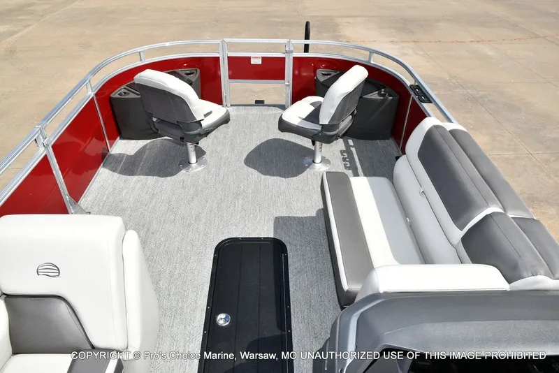 Slide: The Image of Sun Tracker Fishin' Barge 22 XP3 Tri-Toon w/200HP 2026 - 80