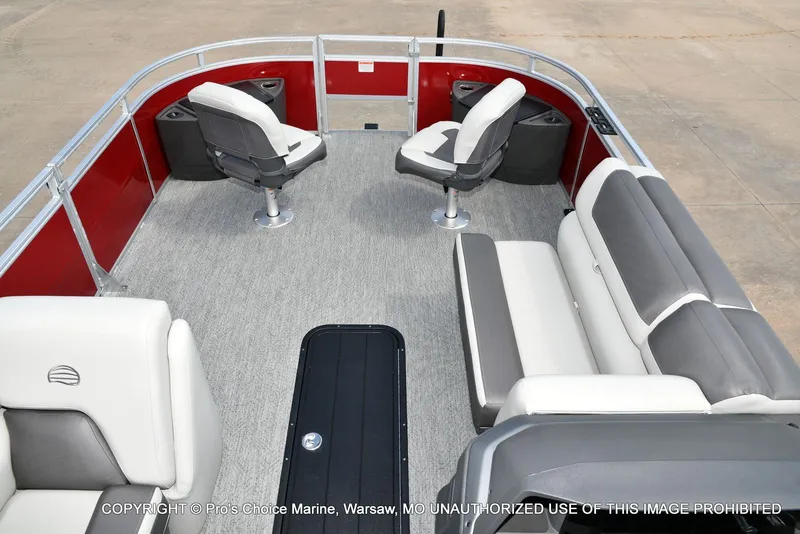 Slide: The Image of Sun Tracker Fishin' Barge 22 XP3 Tri-Toon w/200HP 2026 - 81