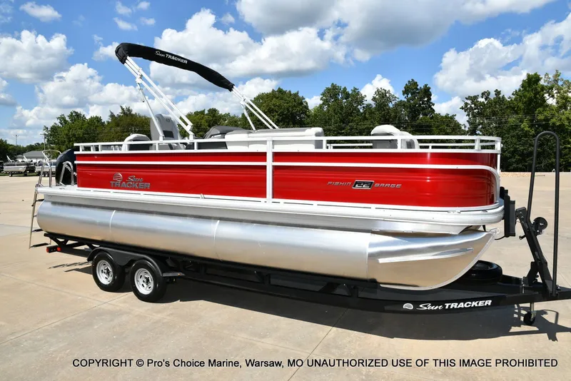 Slide: The Image of Sun Tracker Fishin' Barge 22 XP3 Tri-Toon w/200HP 2026 - 91