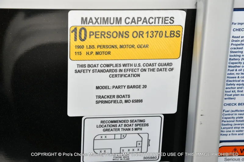 Slide: The Image of Sun Tracker Party Barge 20 DLX w/115HP Pro-XS 2026 - 28