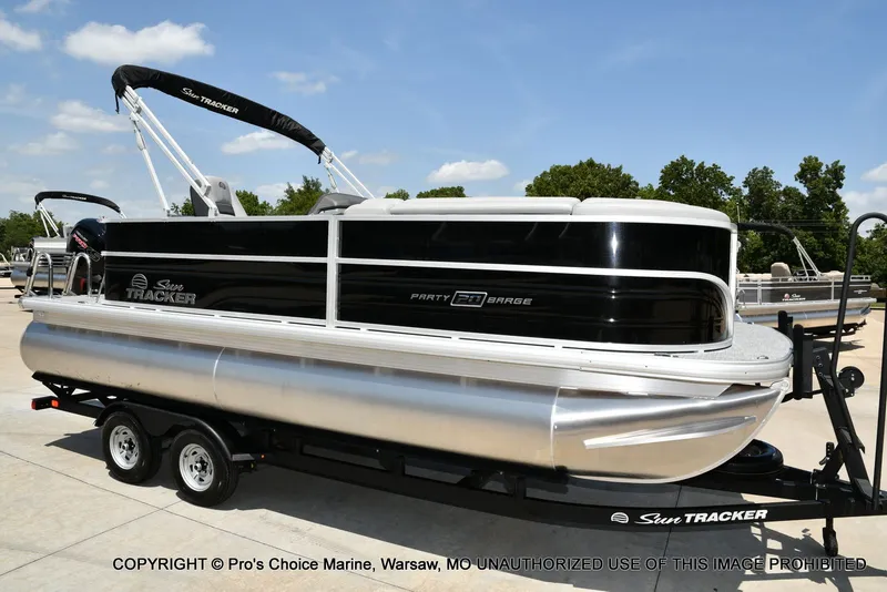 Slide: The Image of Sun Tracker Party Barge 20 DLX w/115HP Pro-XS 2026 - 73
