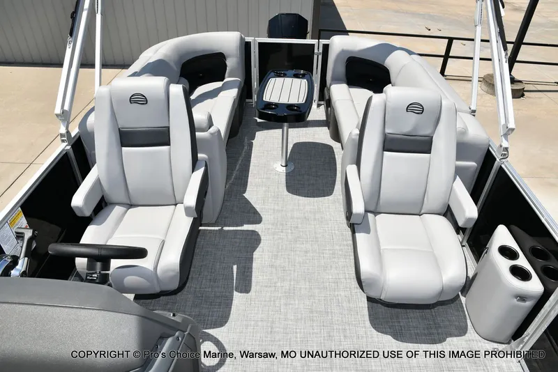 Slide: The Image of Sun Tracker PARTY BARGE 22 XP3 w/200HP 4 Stroke 2026 - 24