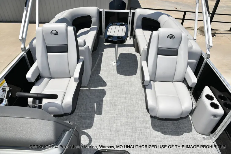 Slide: The Image of Sun Tracker PARTY BARGE 22 XP3 w/200HP 4 Stroke 2026 - 7