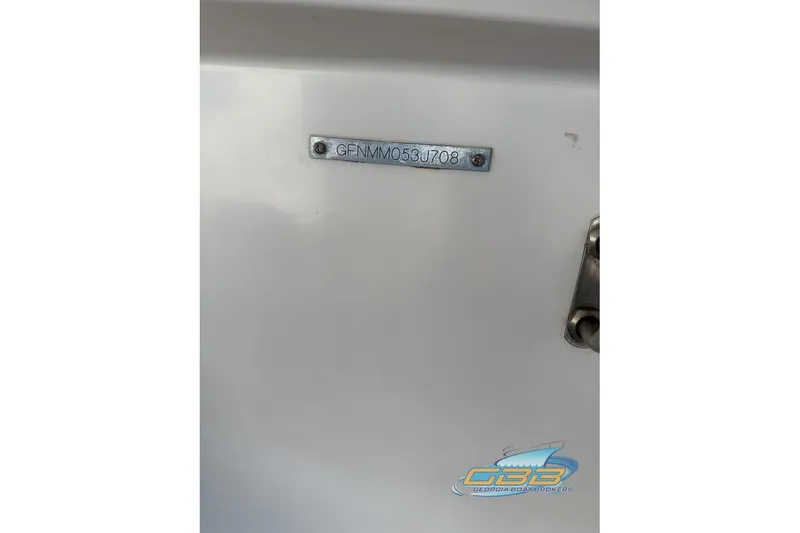 Slide: The Image of 2008 Four Winns F224 boat identification plate with serial number. - 23
