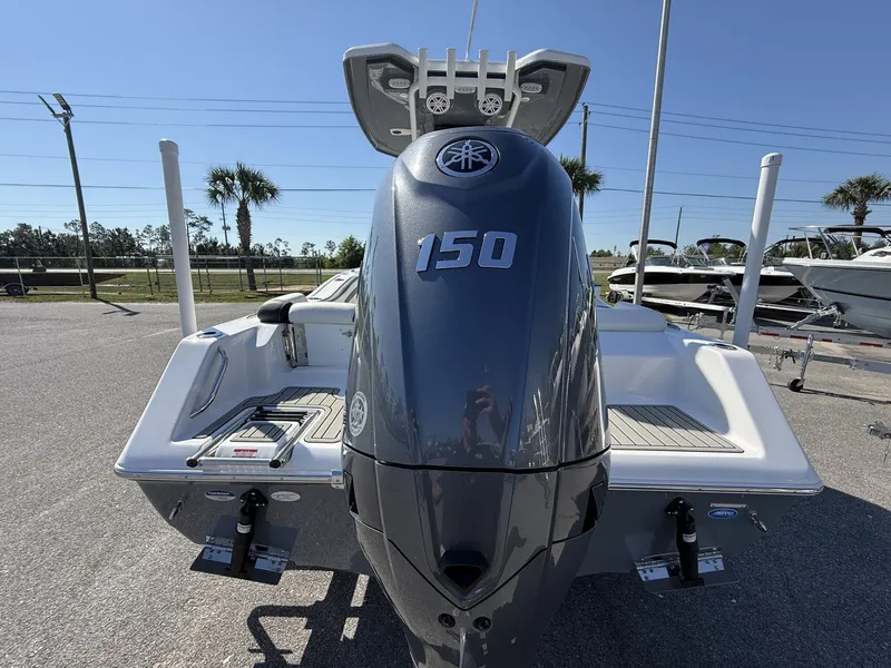 Slide: The Image of 2026 Tidewater 210 LXF boat with 150 HP outboard motor. - 11