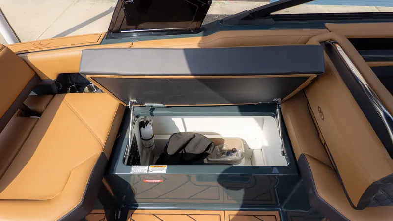 Slide: The Image of Interior of 2026 Cobalt R6 with storage under seat. - 13