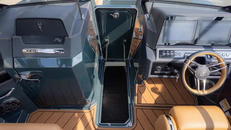 Slide: The Image of Interior of 2026 Cobalt R6 with modern dashboard and steering wheel. - 20