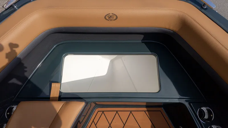 Slide: The Image of Interior of 2026 Cobalt R6 with brown upholstery. - 24