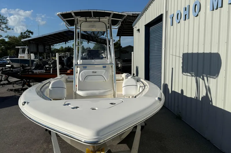 Slide: The Image of 2014 Key West 203 FS boat parked outside Toho Marine building. - 6