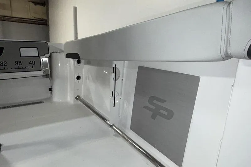 Slide: The Image of 2026 Sea Pro 222 Center Console interior with sleek design and modern features. - 21