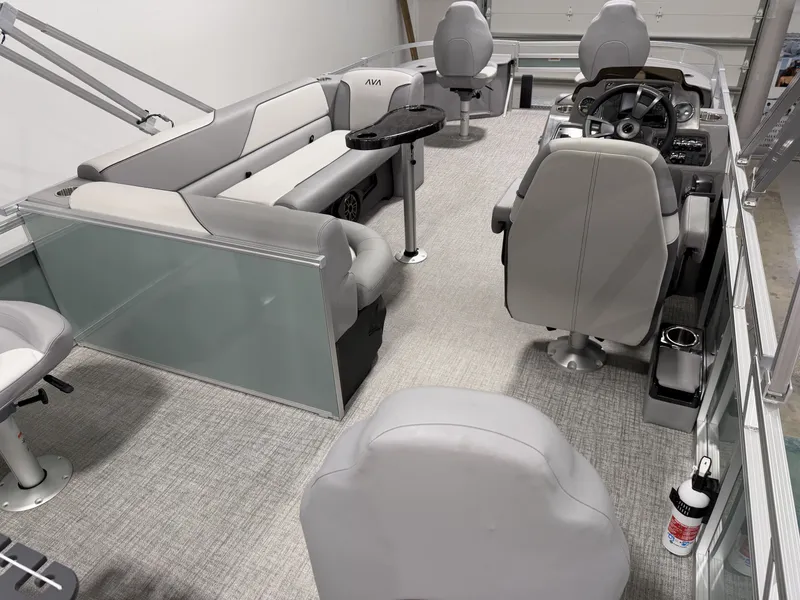 Slide: The Image of Interior of Avalon Venture 85 Rear Fish 2026 boat. - 15