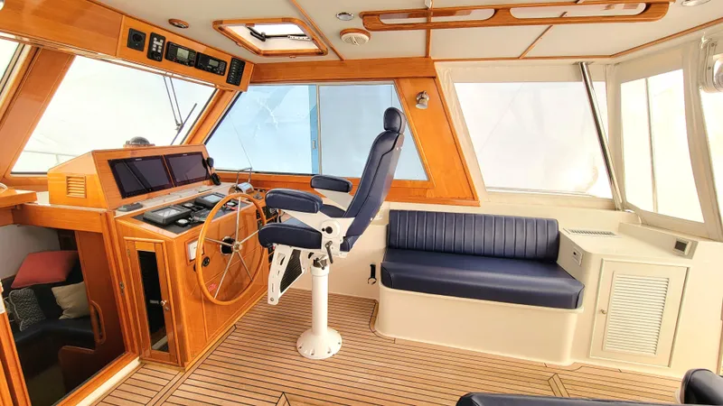 Slide: The Image of Interior of a 2004 Grand Banks 49 Eastbay HX yacht. - 3