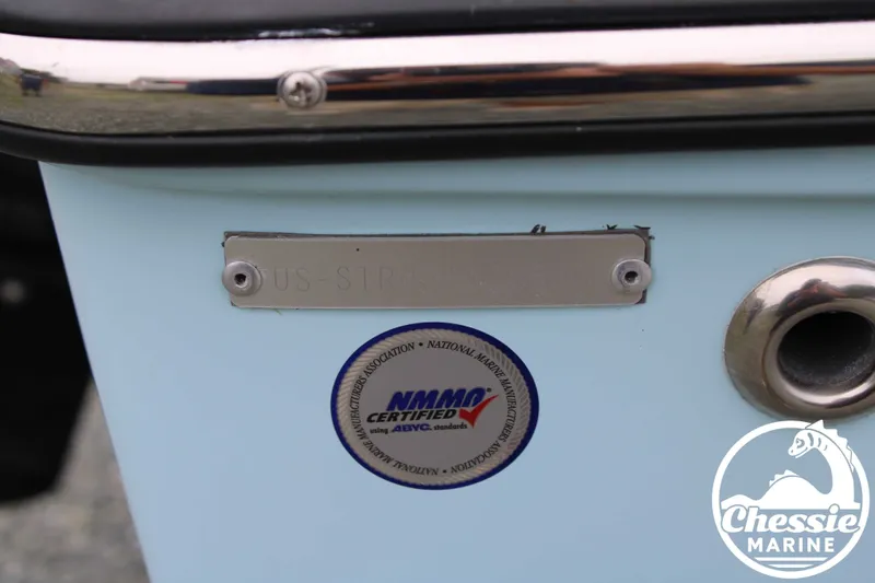 Slide: The Image of Starcraft SVX 171 OB 2025 with NMMA certification seal. - 14