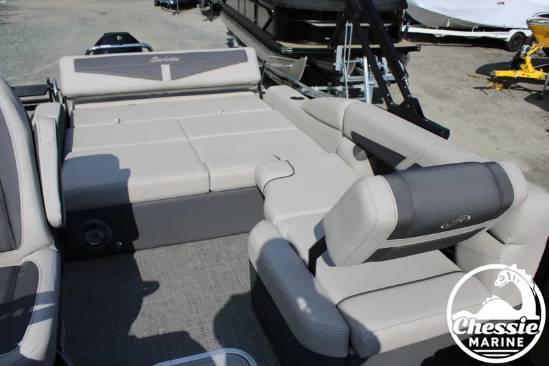 Slide: The Image of Interior of 2025 Barletta CABRIO C24U with beige seating. - 8