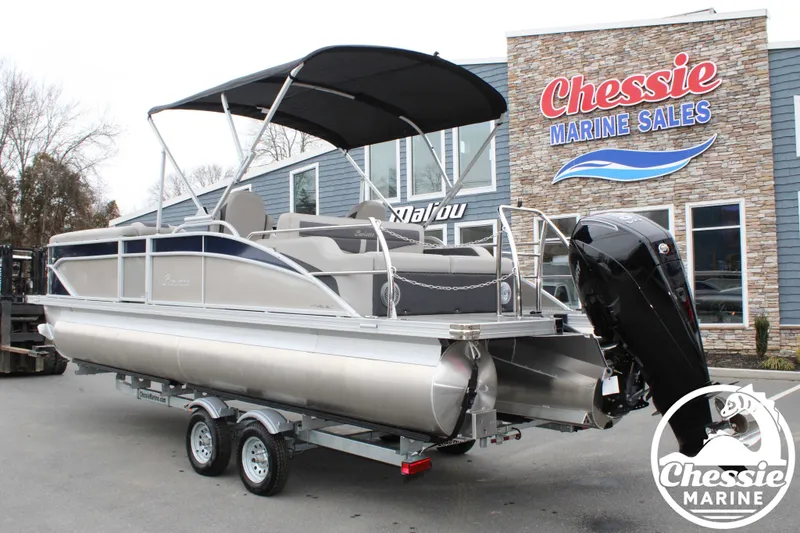 Slide: The Image of 2025 Barletta Cabrio C24UC pontoon boat at Chessie Marine. - 4
