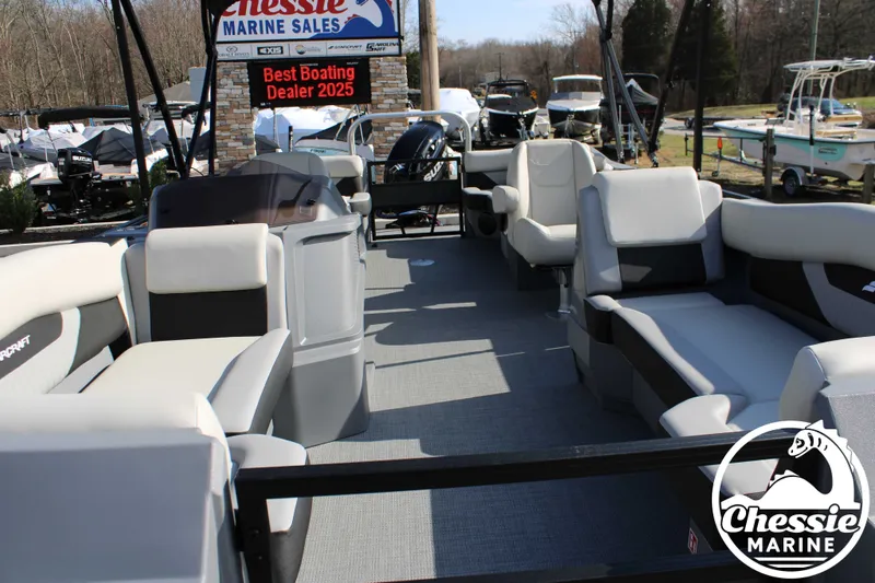 Slide: The Image of Interior view of 2026 Starcraft VX 22 R DH pontoon boat. - 9