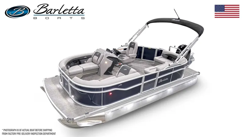 The Image of 2026 Barletta Aria 20L pontoon boat with luxurious design. - 1