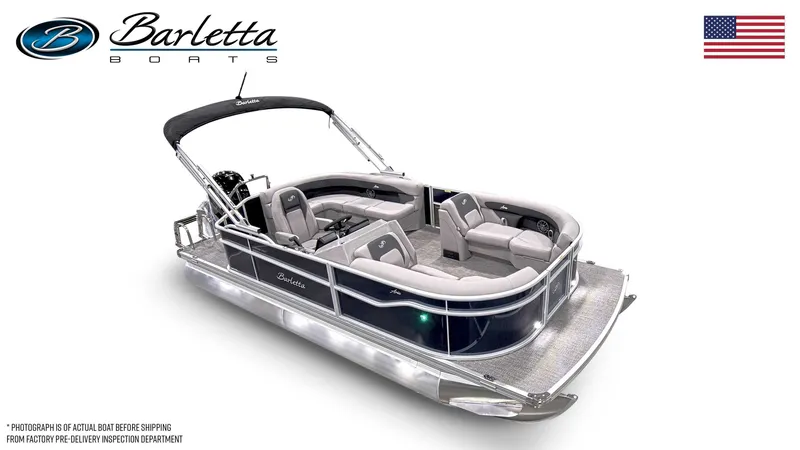 Slide: The Image of 2026 Barletta Aria 20L pontoon boat with luxurious design. - 5