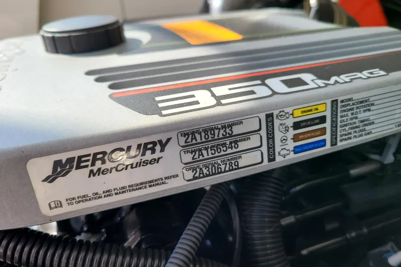 Slide: The Image of Mercury MerCruiser 350 MAG engine in a 2014 Chaparral 246 SSi boat. - 35