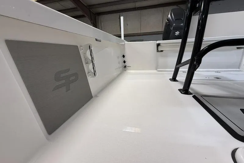 Slide: The Image of 2026 Sea Pro 250 Bay boat interior with sleek design and modern features. - 15