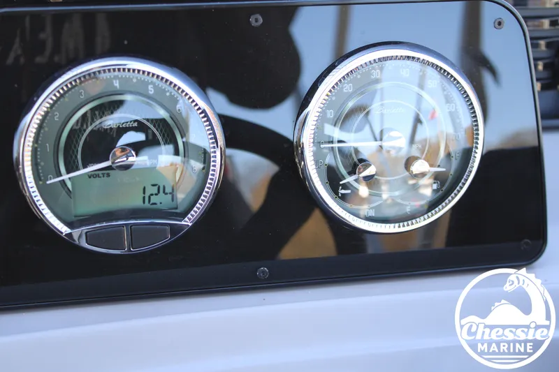 Slide: The Image of Barletta ARIA 22UC 2026 dashboard with volt and speed gauges. - 15