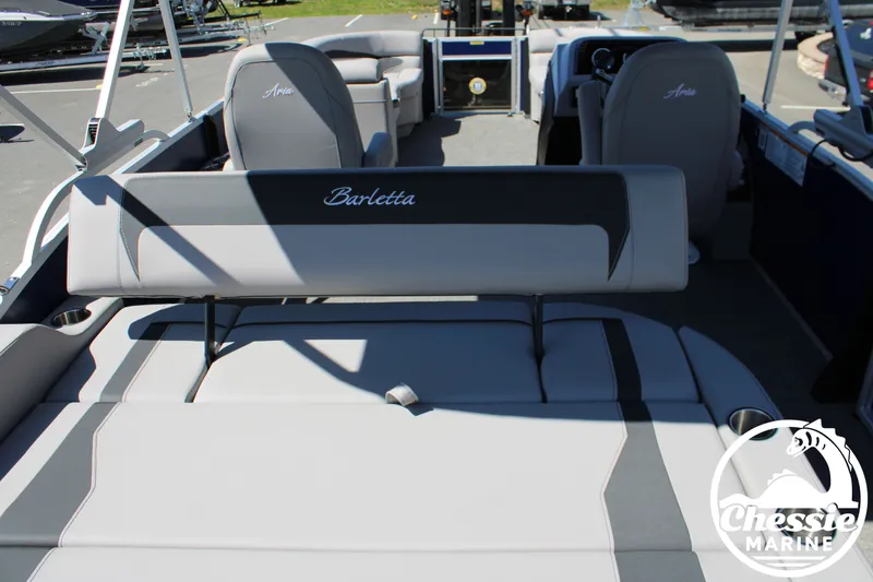 Slide: The Image of Interior of Barletta ARIA 22UC pontoon boat, model year 2026. - 19