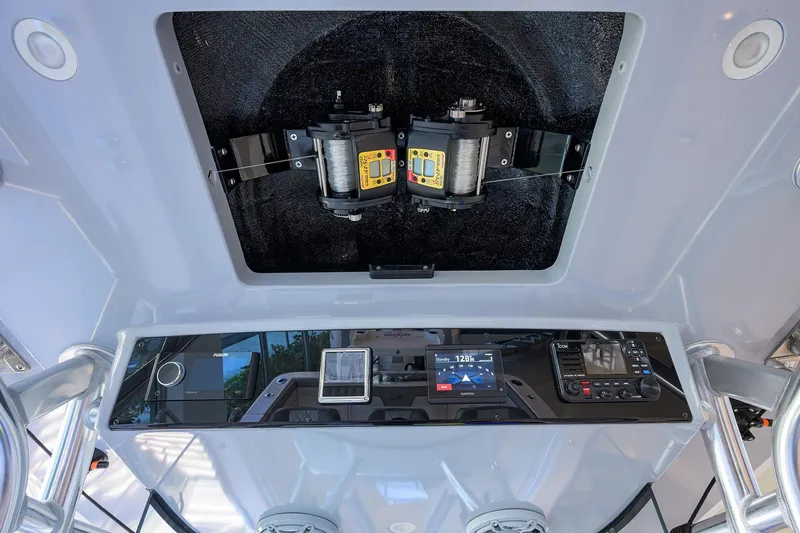 Slide: The Image of 2025 Valhalla Boatworks V-37 helm with advanced navigation and control systems. - 18