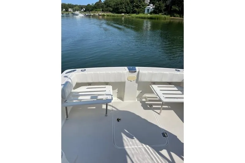 Slide: The Image of Transom Seating without the cushions that stretch across - 11