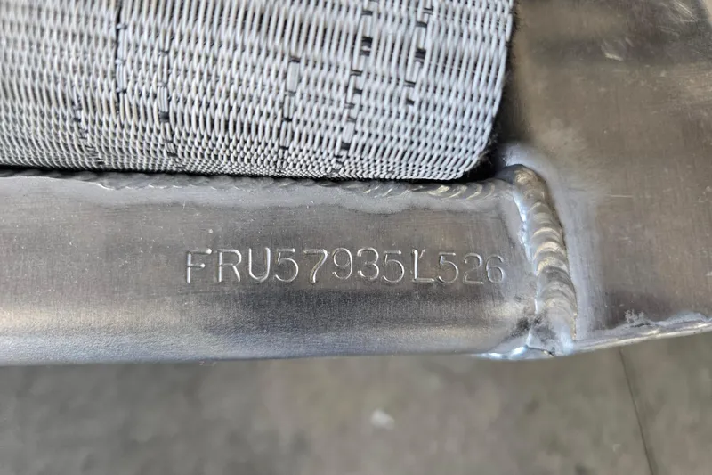 Slide: The Image of Close-up of Trifecta 24RF LE 2.75 metal part with serial number FRU57935L526. - 17