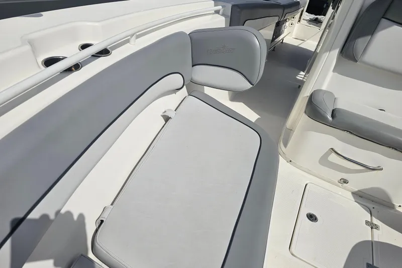 Slide: The Image of Manufacturer Provided Image: 2022 NauticStar 28 XS boat dashboard with advanced navigation and control systems. - 23