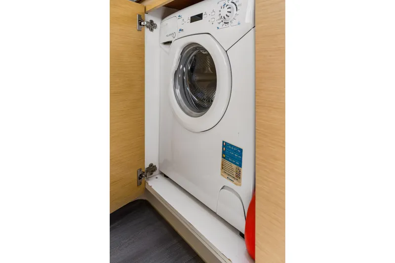 Slide: The Image of Built-in washing machine on Fountaine Pajot Helia 44 catamaran, 2014 model. - 35