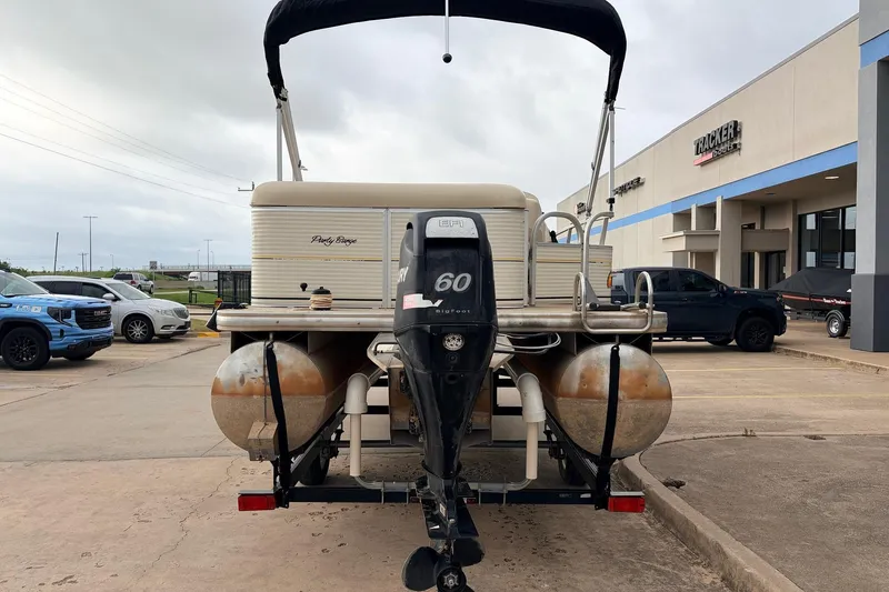 Slide: The Image of 2008 Sun Tracker Party Barge 21 Signature Series pontoon boat with 60 HP engine. - 7