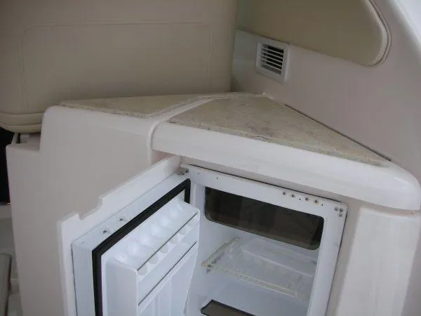 Slide: The Image of Refrigerator in Tiara Yachts 4300 Sovran 2009 model. - 13