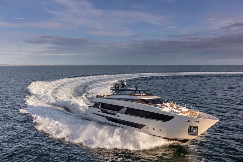 Slide: The Image of Ferretti Yachts 1000 from 2027 cruising on open sea. - 5