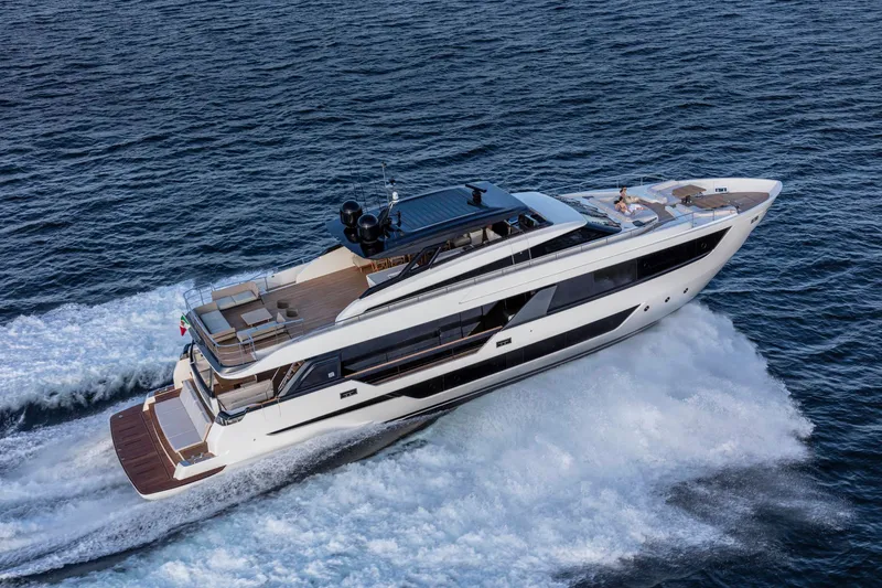 Slide: The Image of Ferretti Yachts 1000 from 2027 cruising on open sea. - 6