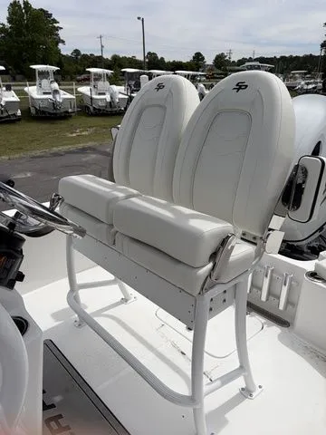 Slide: The Image of 2026 Sea Pro 202 Center Console boat with dual seating. - 18