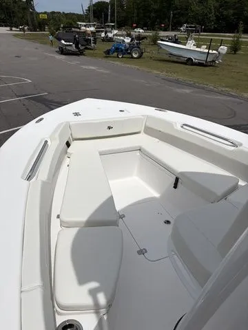 Slide: The Image of 2026 Sea Pro 202 Center Console boat with spacious deck. - 9