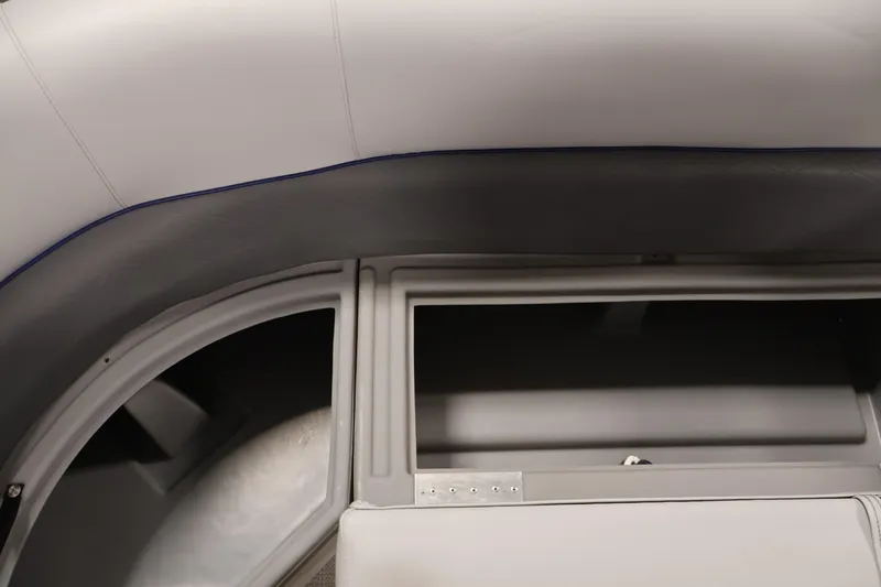 Slide: The Image of Interior seating and storage of a 2020 Bentley Pontoons 180 CRUISE boat. - 14