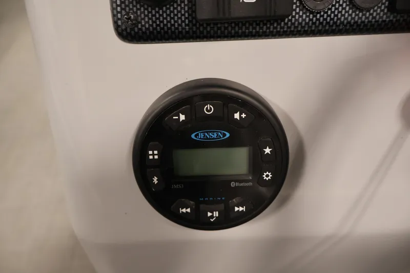 Slide: The Image of Jensen audio control panel on 2020 Bentley Pontoons 180 CRUISE boat. - 21
