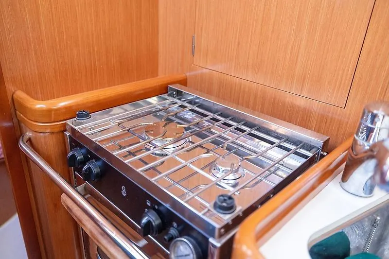 Slide: The Image of Galley area of Beneteau Oceanis Clipper 343 yacht, year 2008. - 25