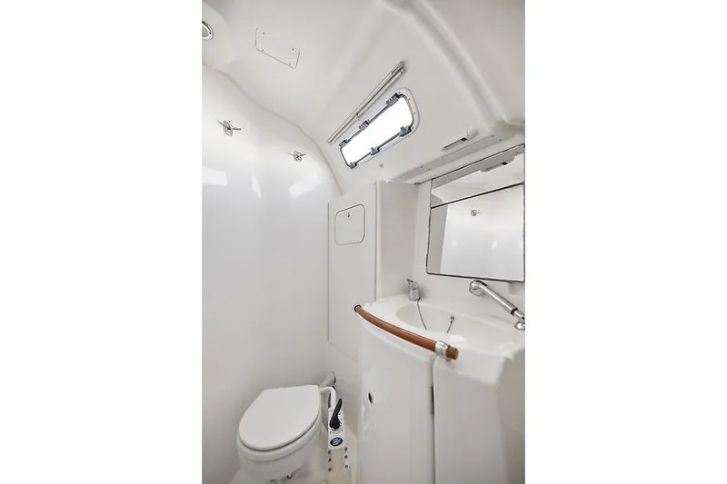 Slide: The Image of Interior view of the bathroom on a Beneteau Oceanis Clipper 343 yacht. - 41
