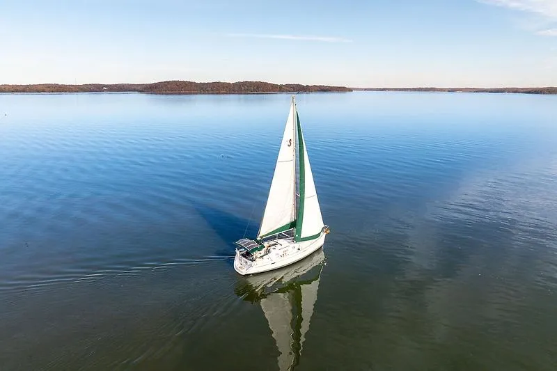 Slide: The Image of Beneteau Oceanis Clipper 343 sailing on calm waters, 2008 model. - 6