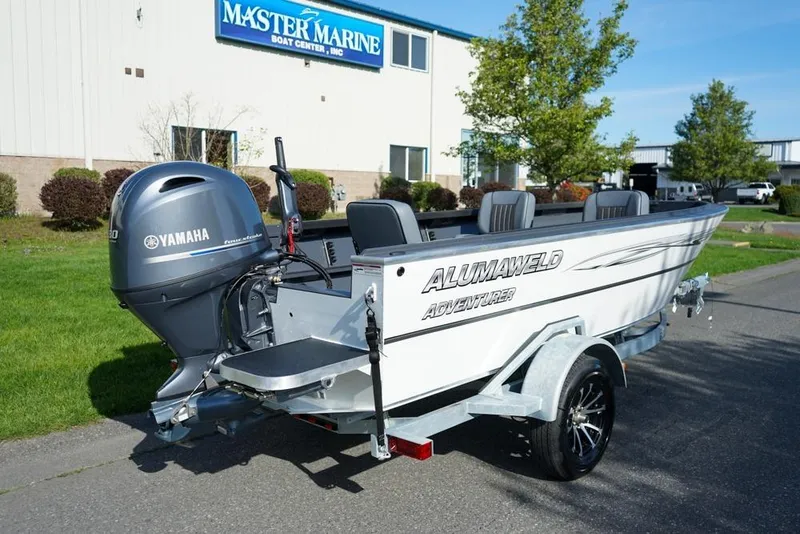 Slide: The Image of 2026 Alumaweld Adventurer 20 boat with Yamaha motor at Master Marine Boat Center. - 4