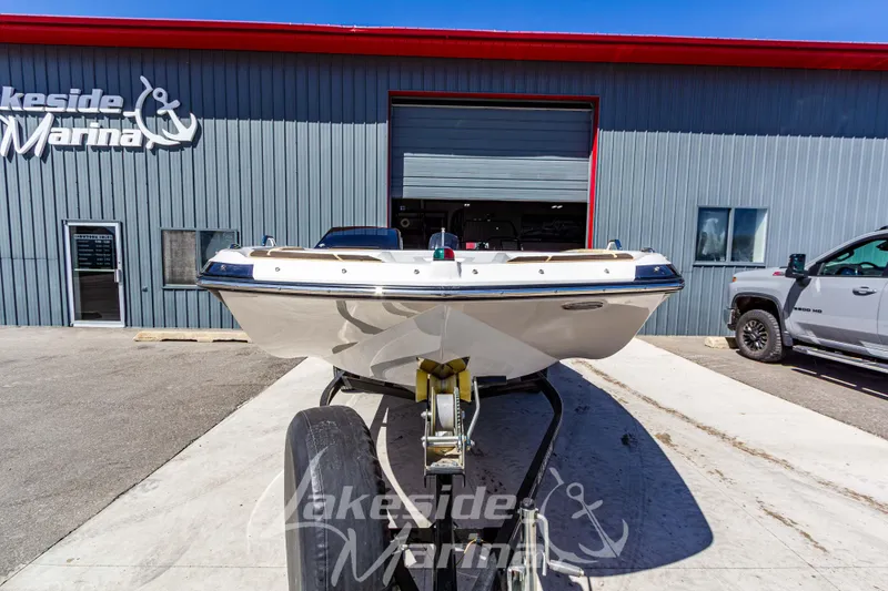 Slide: The Image of 2019 Glastron GTD 180 boat on trailer at Lakeside Marina. - 10