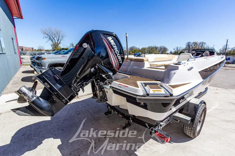 Slide: The Image of 2019 Glastron GTD 180 boat with Mercury outboard motor at Lakeside Marina. - 4