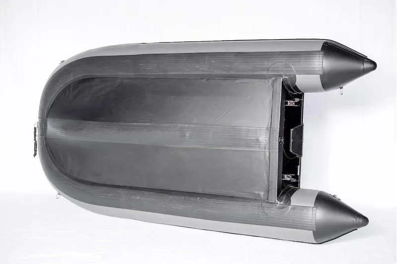 Slide: The Image of 2026 Stryker LX 360 inflatable boat, bottom view, showcasing sleek design and durable construction. - 5